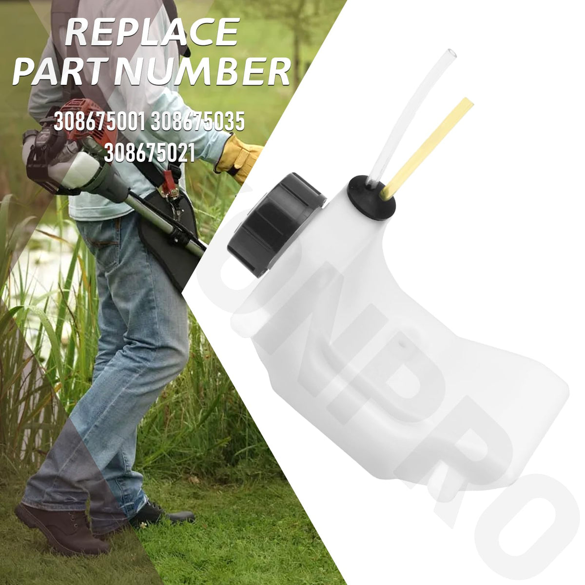 TEKONPRO fuel tank assembly UT08550A closeup, dependable refueling.