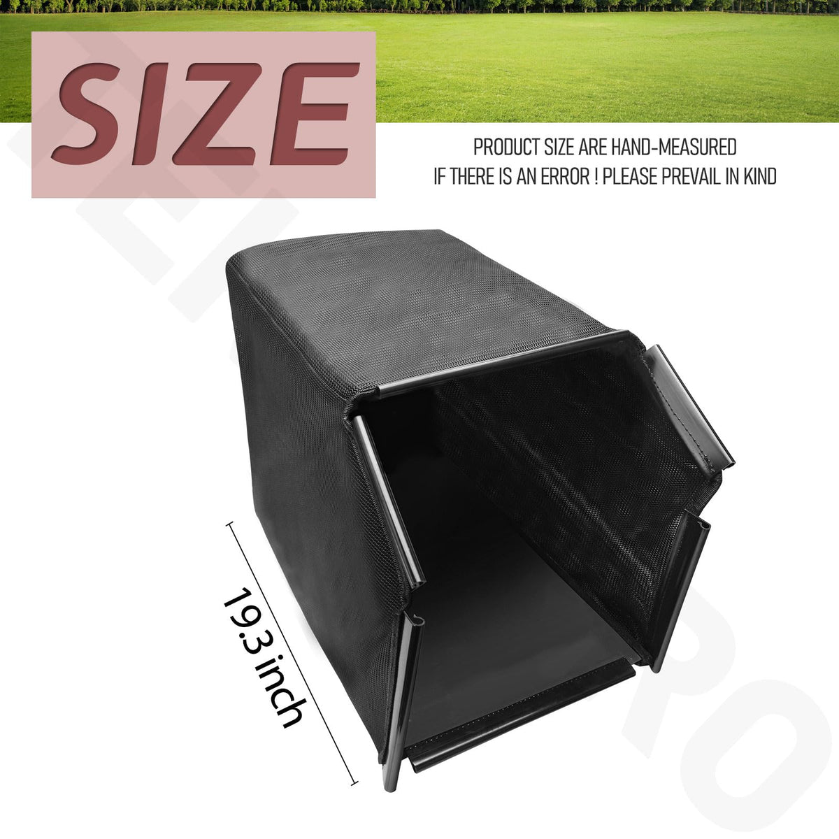 TEKONPRO grass catcher frame fits KM 2040X-06 and 2041B-06 for easy mounting.