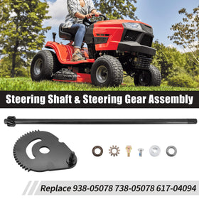 Close-up of Tektall steering rod shaft with durable material for precise control