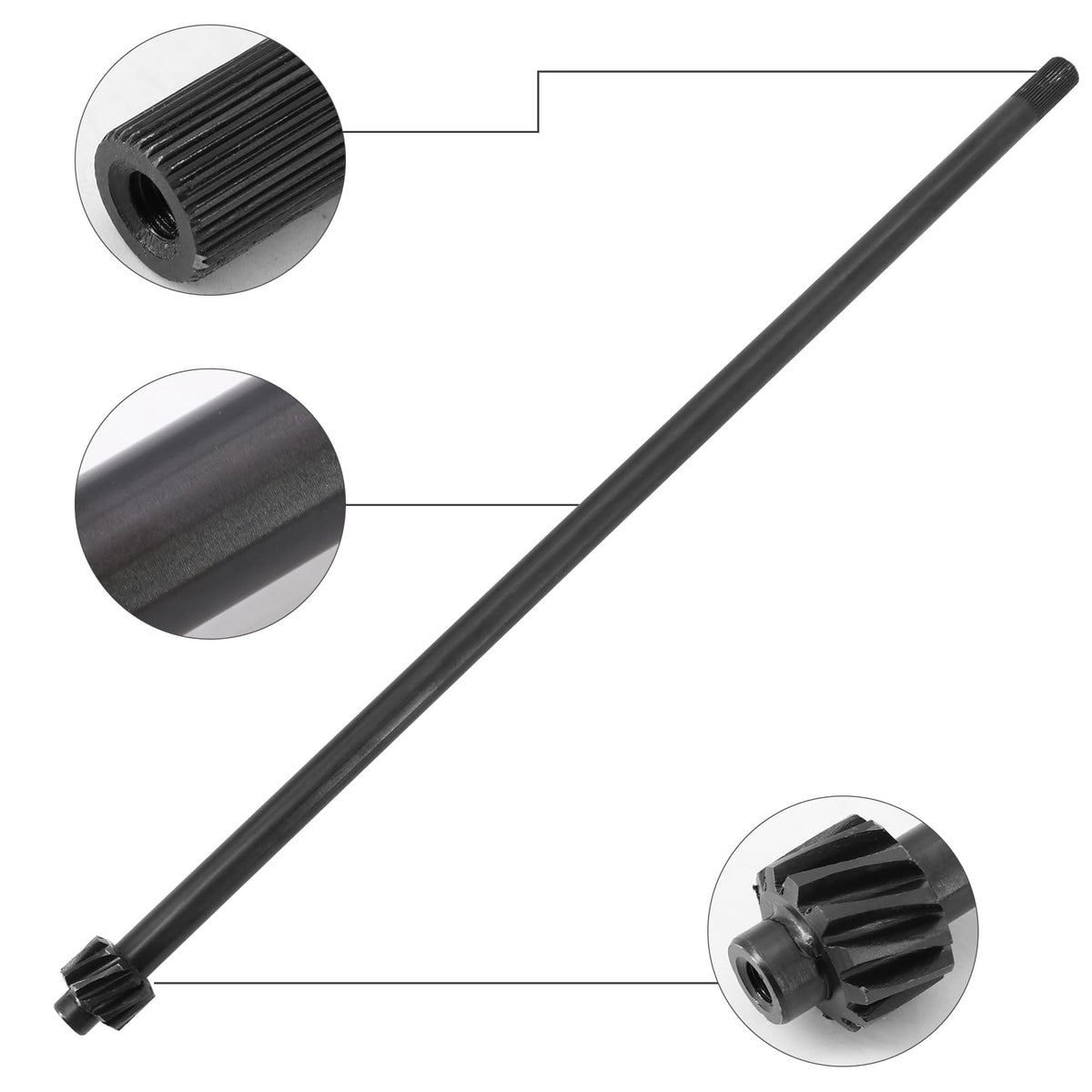 Tektall steering shaft cap and screw securing the assembly