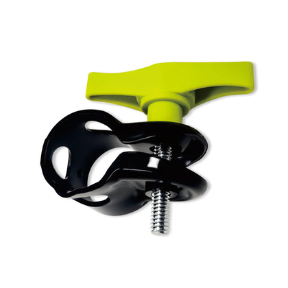 Tellfeel clamp-knob assembly on Ryobi attachment delivers secure fit for reliable trimming
