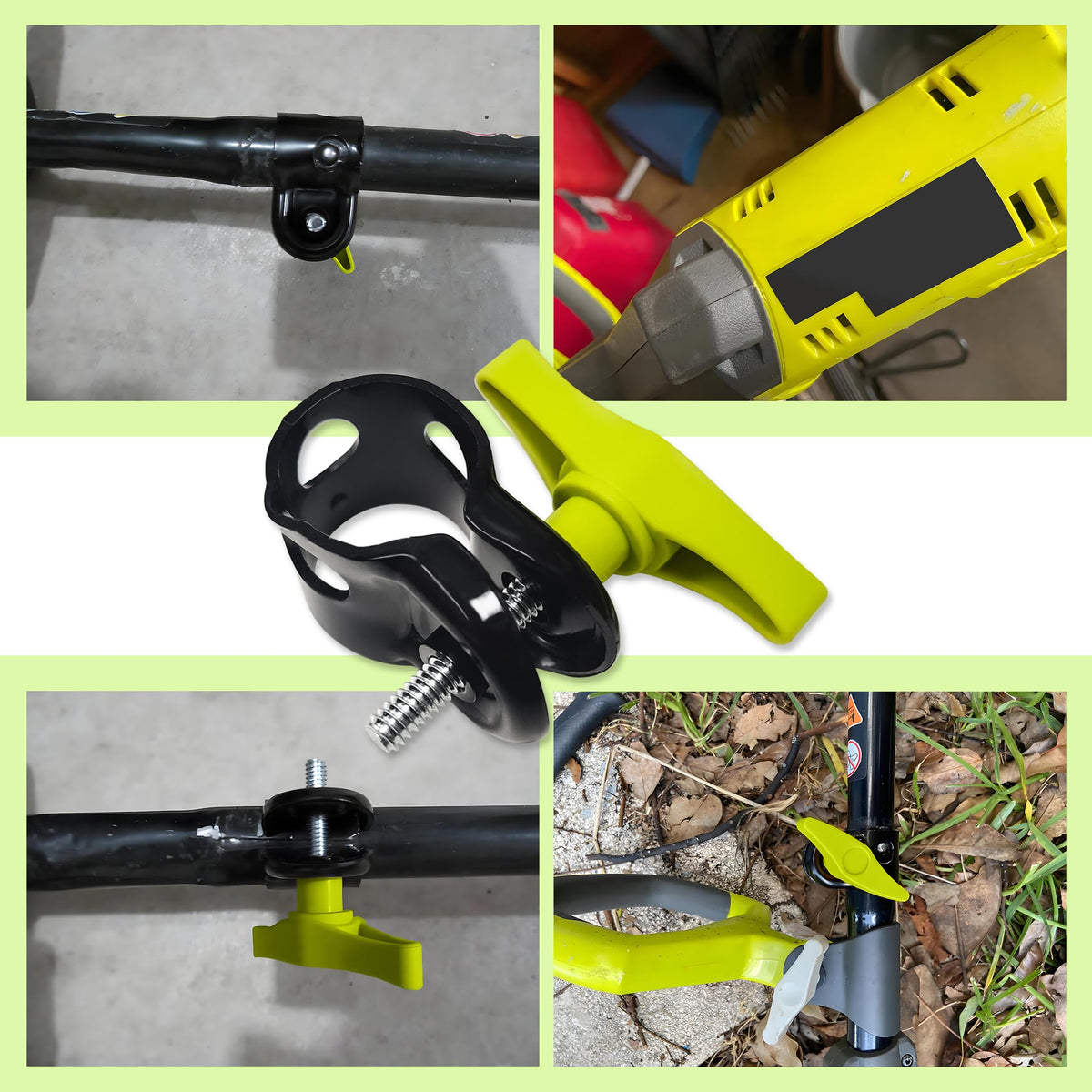 Tellfeel upgraded green knob detail showing rust-proof tightening for long-lasting grip