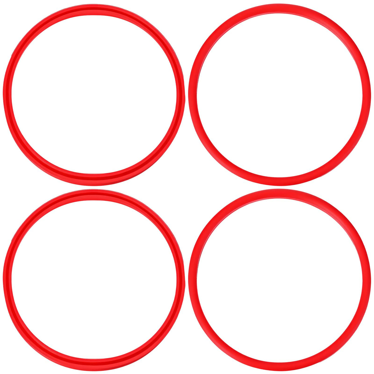 Telooco hummingbird feeder base seal ring; red, outer diameter 11.5 cm for a secure fit.