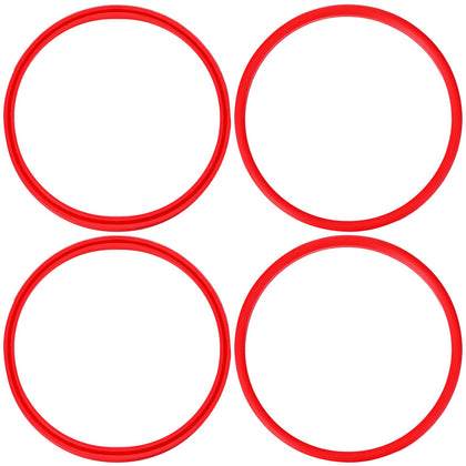 Telooco hummingbird feeder base seal ring; red, outer diameter 11.5 cm for a secure fit.