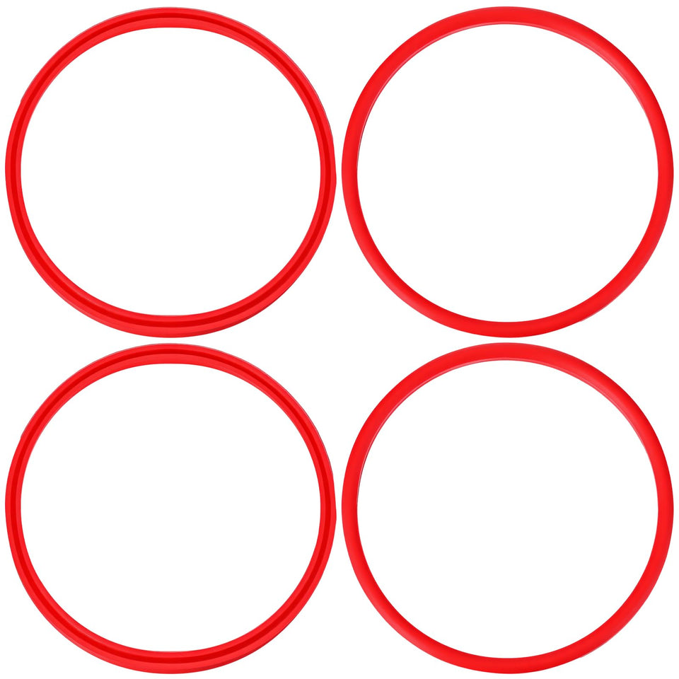 Telooco hummingbird feeder base seal ring; red, outer diameter 11.5 cm for a secure fit.