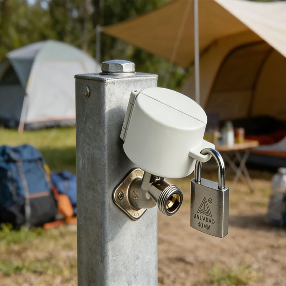 TEMEILI packaging includes lock cover, padlock, and four keys