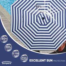 Tempera crank and tilt mechanism enables easy shade adjustments