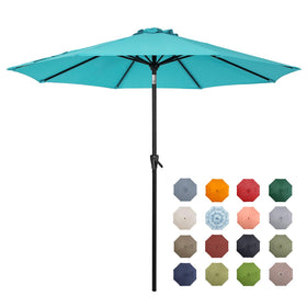 Tempera turquoise canopy close-up showing fade-resistant fabric for lasting color.