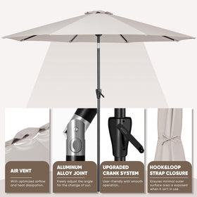 Tempera rust-resistant aluminum pole for durable outdoor use