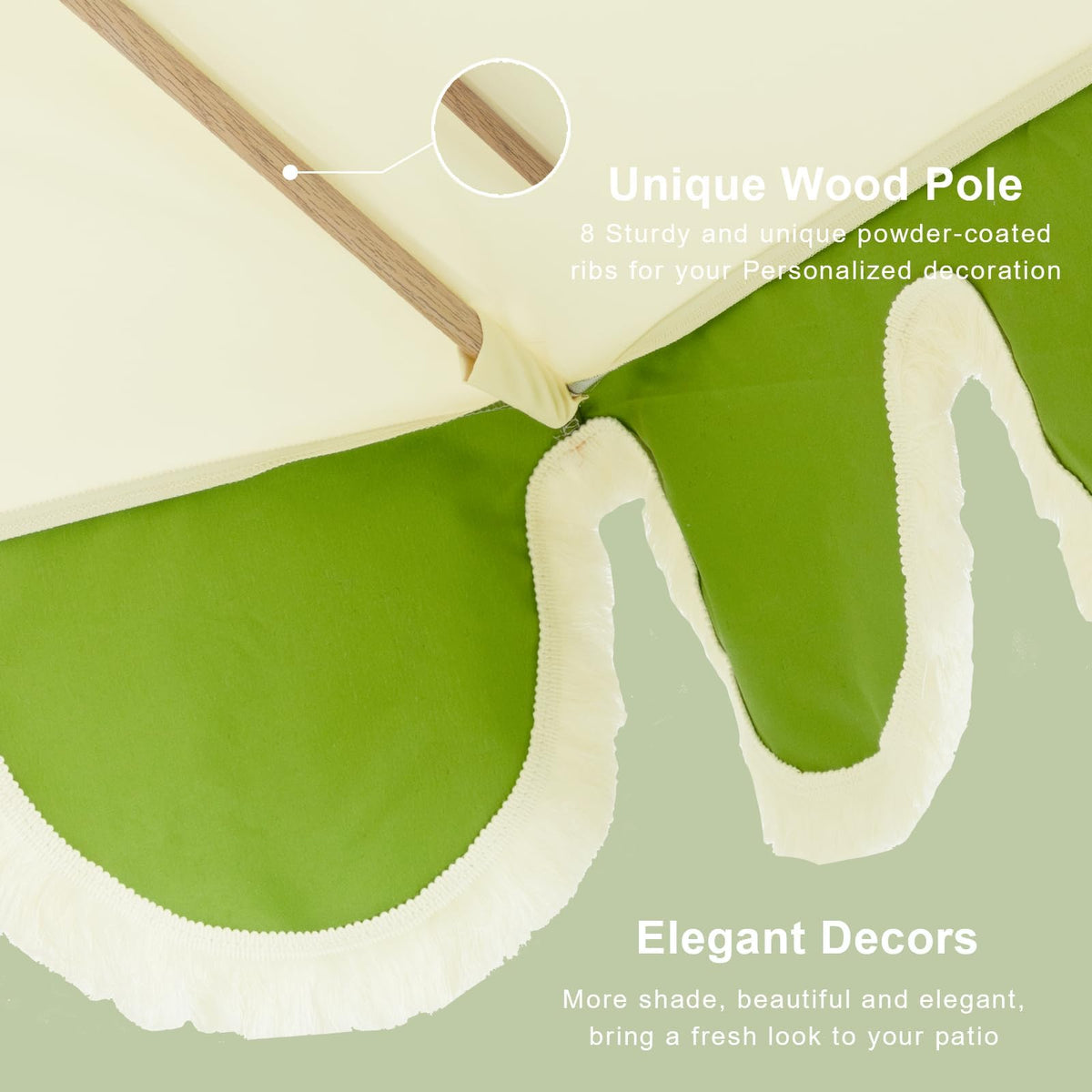 Tempera solution-dyed fabric resists fading while keeping vibrant colors.
