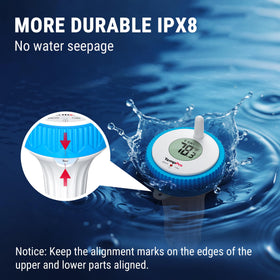 TempPro IPX8 waterproof sensor designed for pool and spa environments.
