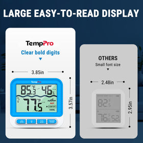 TempPro unit in pre-paired setup for instant use right out of the box.