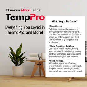 TempPro TP260B indoor outdoor use for baby rooms and greenhouse monitoring.