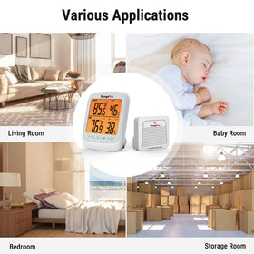 TempPro TP260B trend arrows help track changes over time.