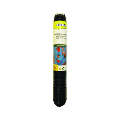 TENAX multi-purpose netting over a garden deters birds while protecting plants.