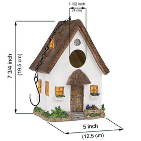 Tenforie Bird House textured roof adds artisanal character and appeal.