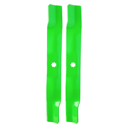 TENGMUJX 42-inch deck blades pack delivers even cuts.