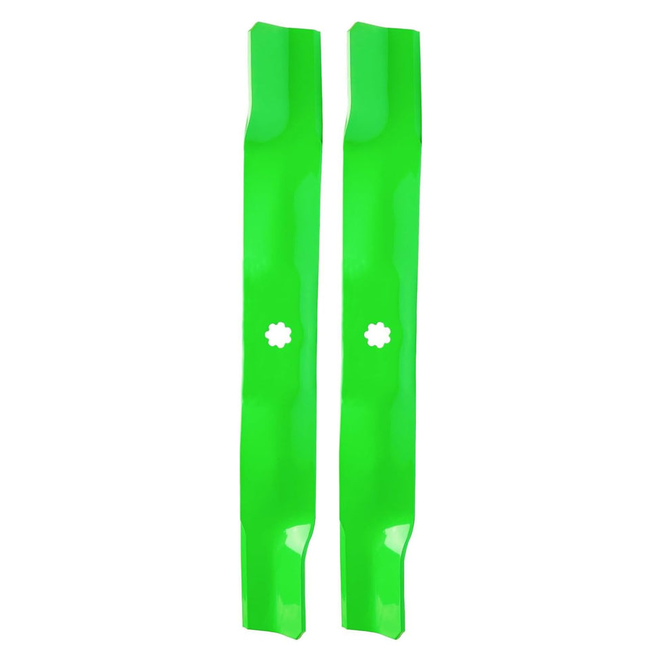 TENGMUJX 42-inch deck blades pack delivers even cuts.