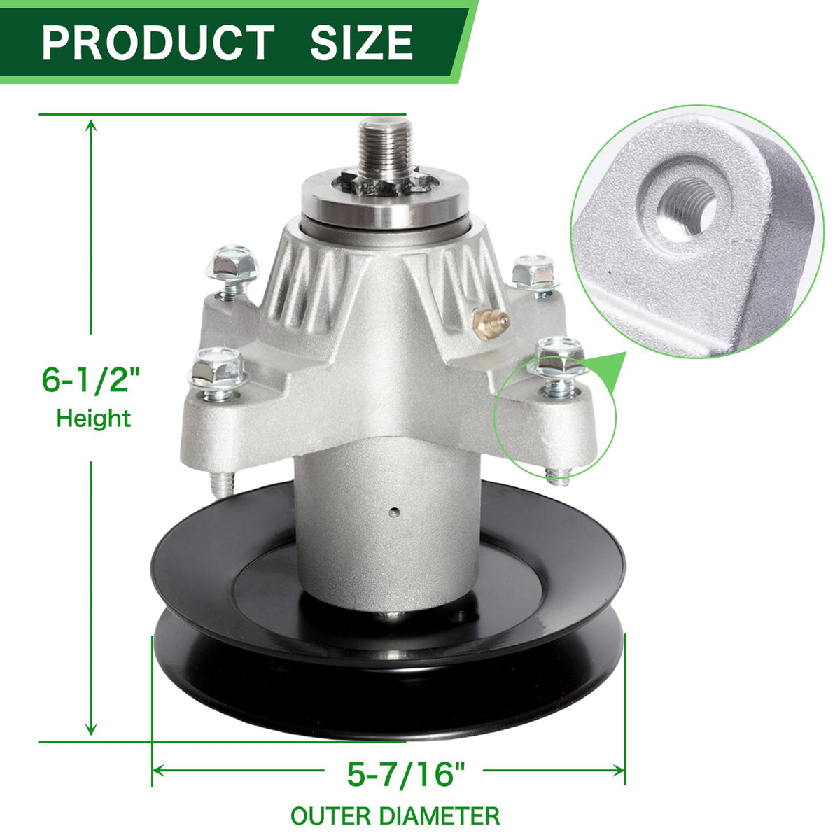TENGMUJX 50 inch deck blades provide strong cuts and easy replacement.