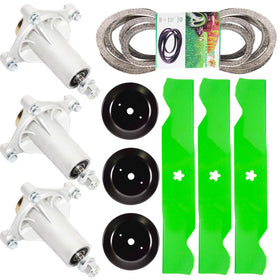 TENGMUJX 54-inch mower deck rebuild kit for Husqvarna; improves deck performance