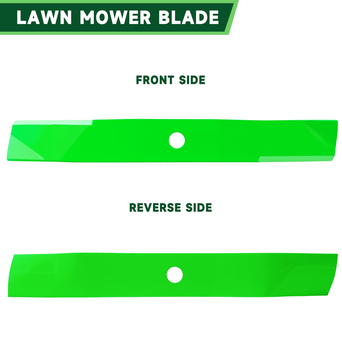 TENGMUJX 54-Inch deck blade center hole visible for mounting