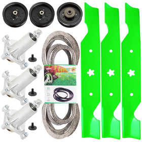 TENGMUJX 54in mower deck rebuild kit ready for durable installation and steady cuts