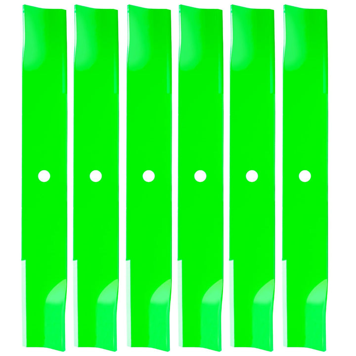TENGMUJX 6-pack 92-208 hi-lift blades front view for precise cuts and durability