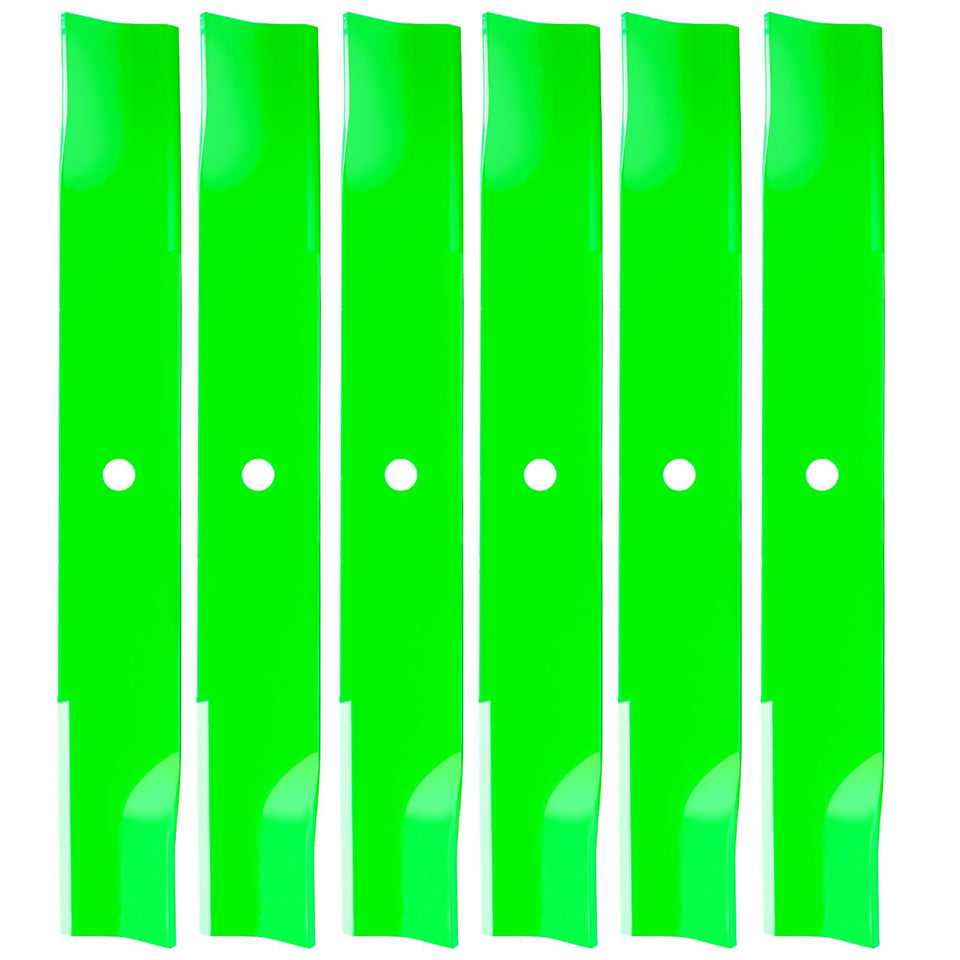 TENGMUJX 6-pack 92-208 hi-lift blades front view for precise cuts and durability