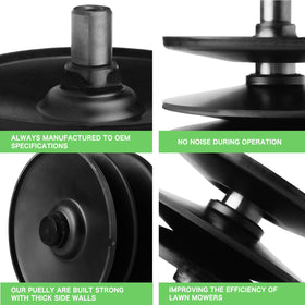 TENGMUJX durable metal deck pulley resists wear and corrosion