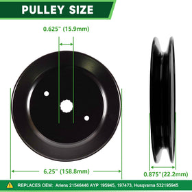 TENGMUJX blade 403107 pack improves cut quality and lawn finish