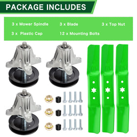 TENGMUJX blade installation guide image showing quick replacement steps