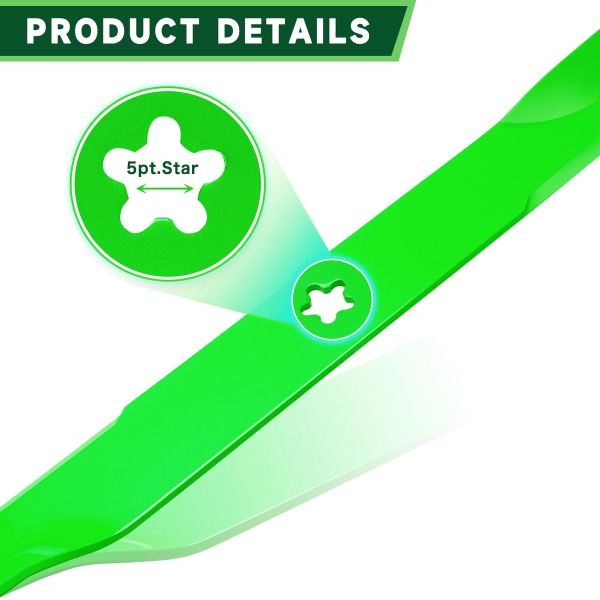 TENGMUJX center hole detail 5-point star for precise mounting