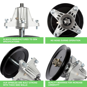 TENGMUJX CLT46CVT spindle assembly for 46-inch deck compatibility