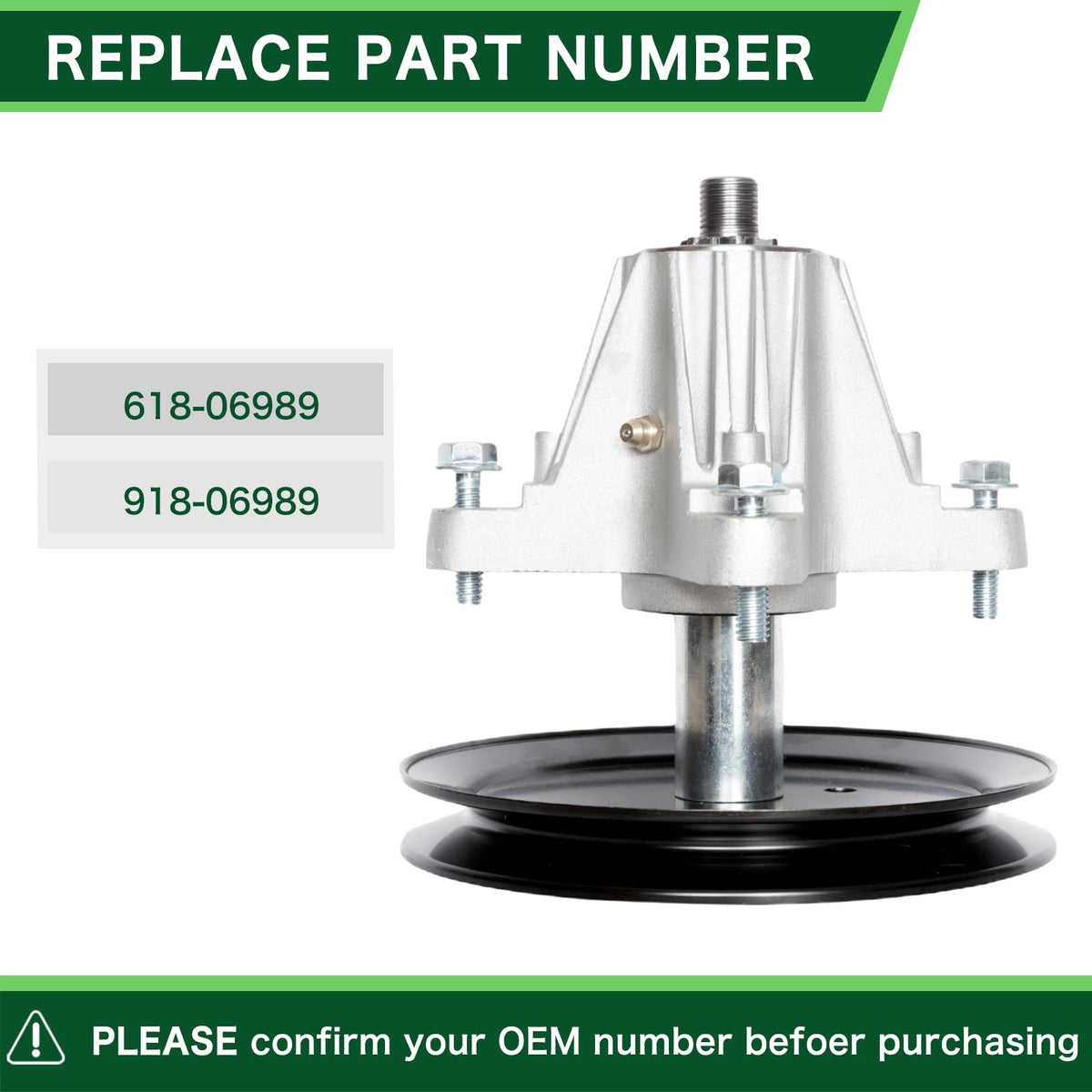 TENGMUJX craftsman compatibility spindle assembly for broader deck fit