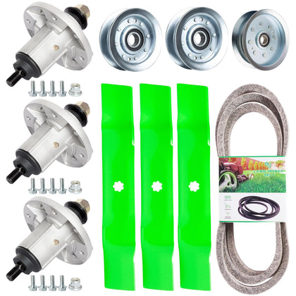 TENGMUJX deck rebuild kit full assembly improves John Deere compatibility.