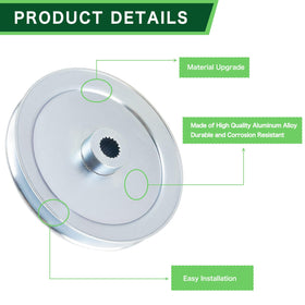 TENGMUJX durable, corrosion-resistant pulley withstands harsh outdoor conditions.