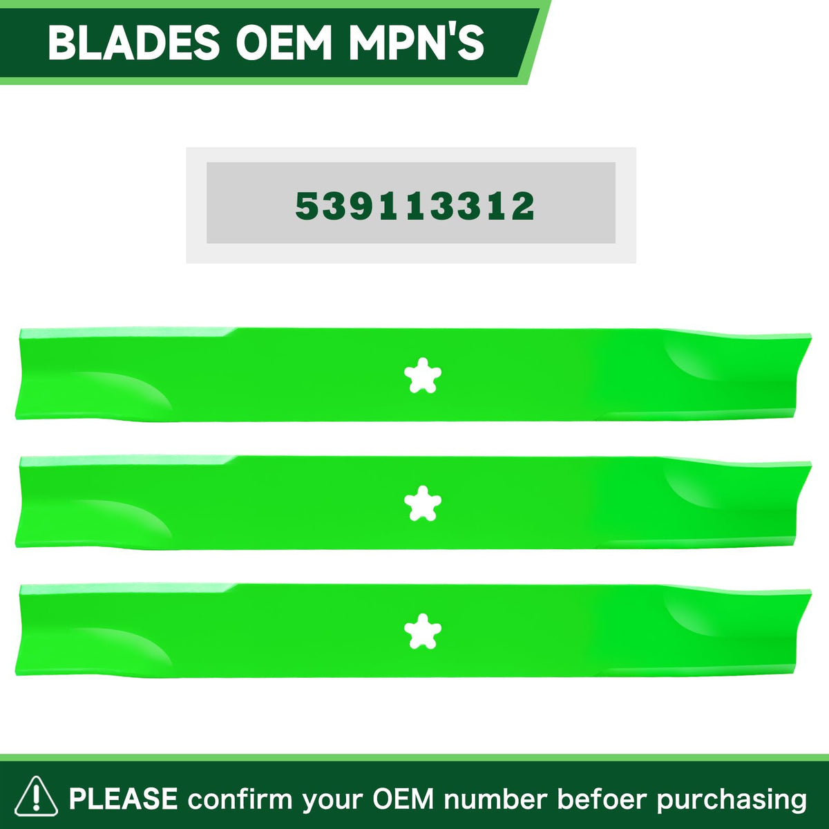 TENGMUJX high-lift blade material for long-lasting performance