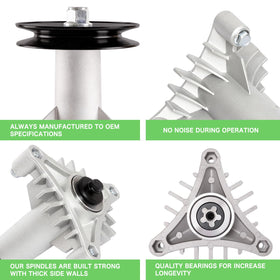 TENGMUJX husqvarna LT130-compatible pulley ensures smooth belt operation