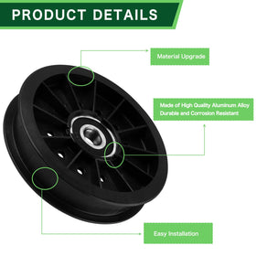 TENGMUJX pulley installation guide emphasizes easy, tool-friendly fit