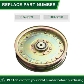 TENGMUJX idler pulley metal construction emphasizes smooth operation.