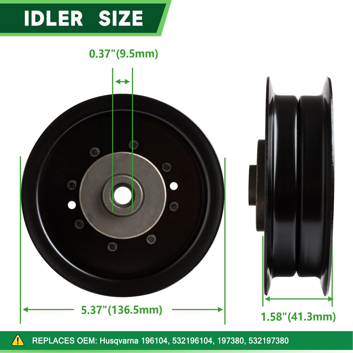 TENGMUJX idler pulleys: triple-idler set for proper belt tension