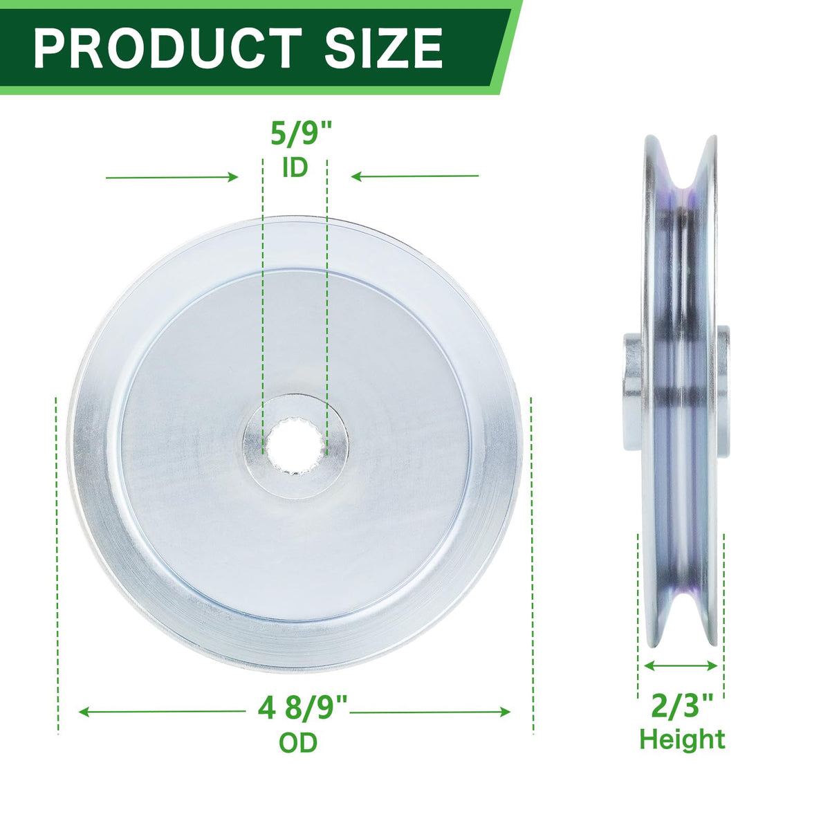 TENGMUJX MIU 800783 pulley ensures smooth power transfer and reliable operation.