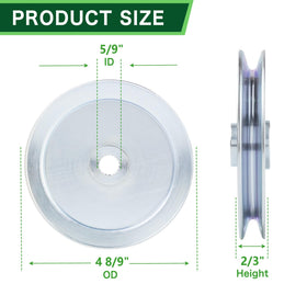 TENGMUJX MIU 800783 pulley ensures smooth power transfer and reliable operation.