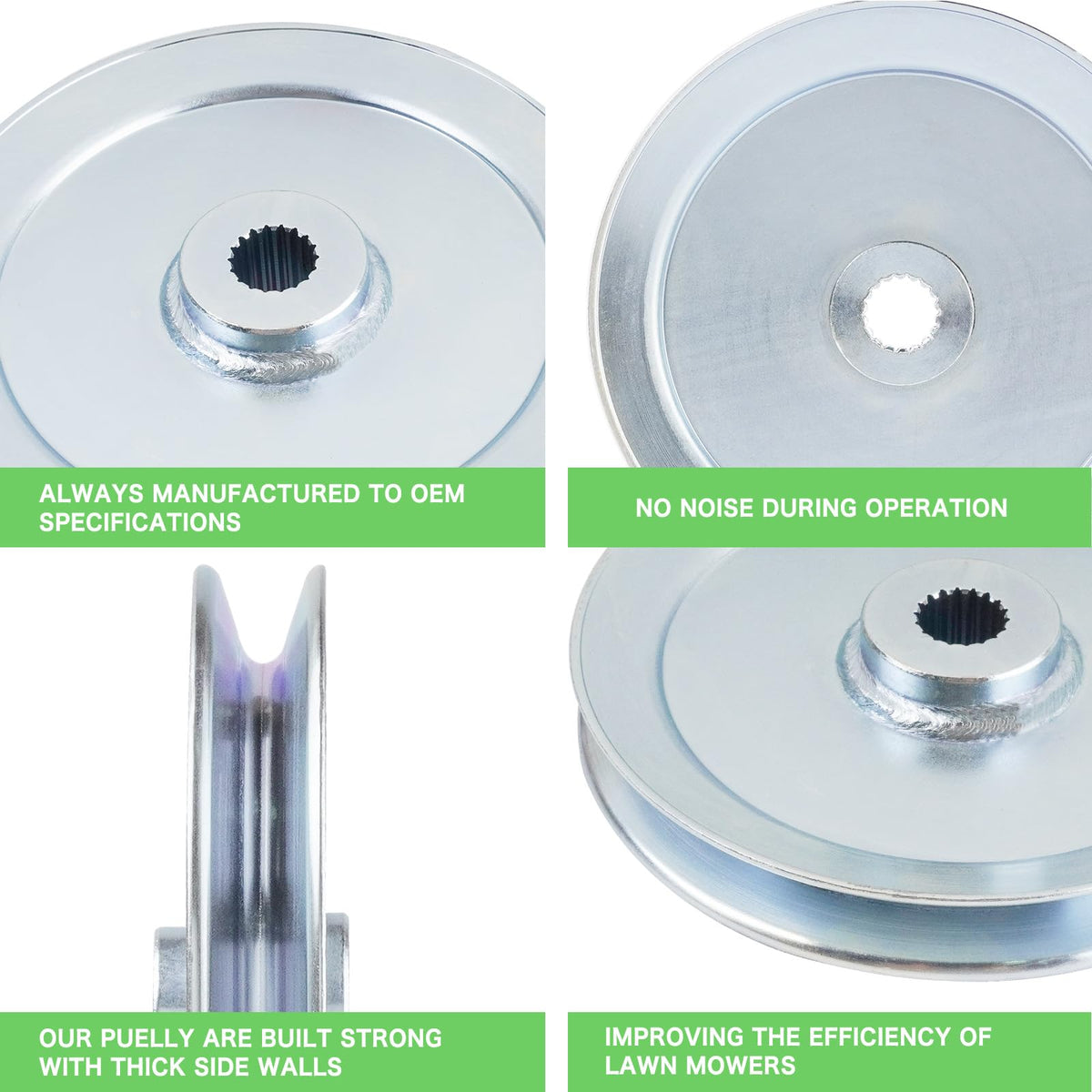 TENGMUJX pulley with precise dimensions supports accurate fit and easy installation.