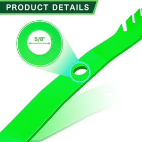 TENGMUJX precision-cutting edge blade for cleaner mulch and lawn work.