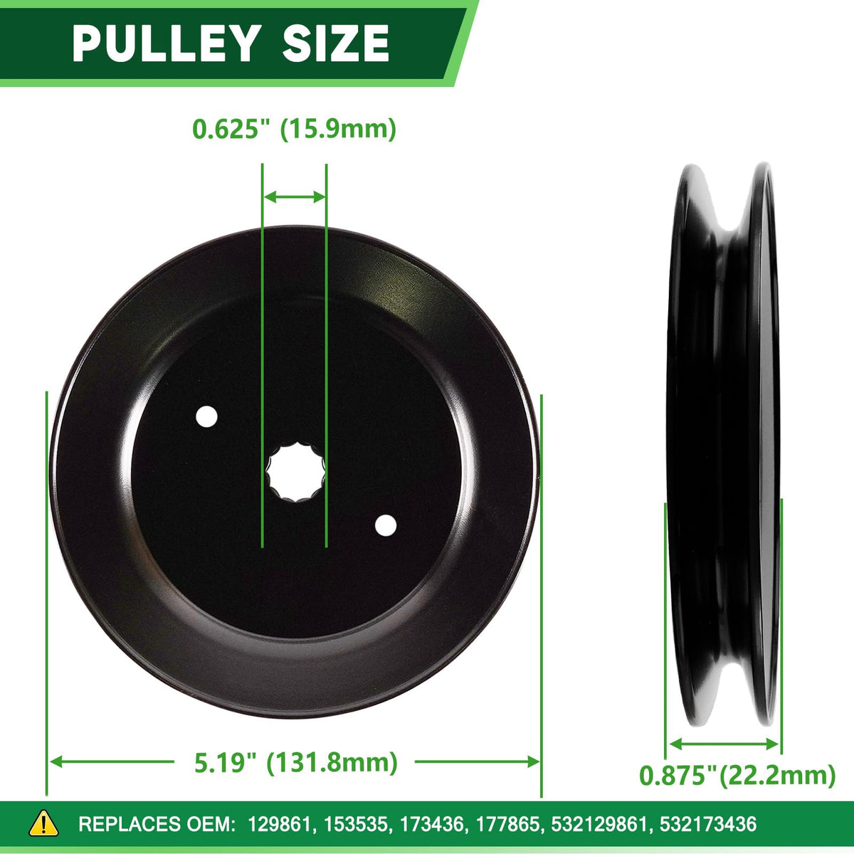 TENGMUJX pulley 153535 ensures reliable belt drive