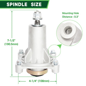 TENGMUJX spindle assembly: three OEM-replacement spindles for balanced rotation