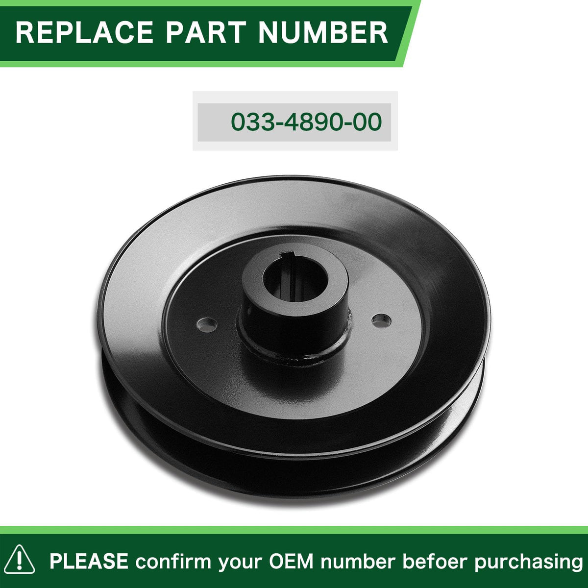 TENGMUJX replacement pulley Bad Boy 033-4890-00 aids compatible repairs.