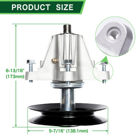 TENGMUJX spindle-assembly compatible with RZT-L54 ensures stable cutting on riding mowers.