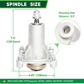 TENGMUJX spindle 187292 pack for quick replacement and smooth cuts